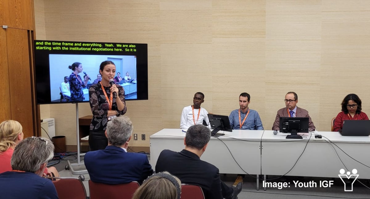 Youth IGF 2023 Auditorium speaker