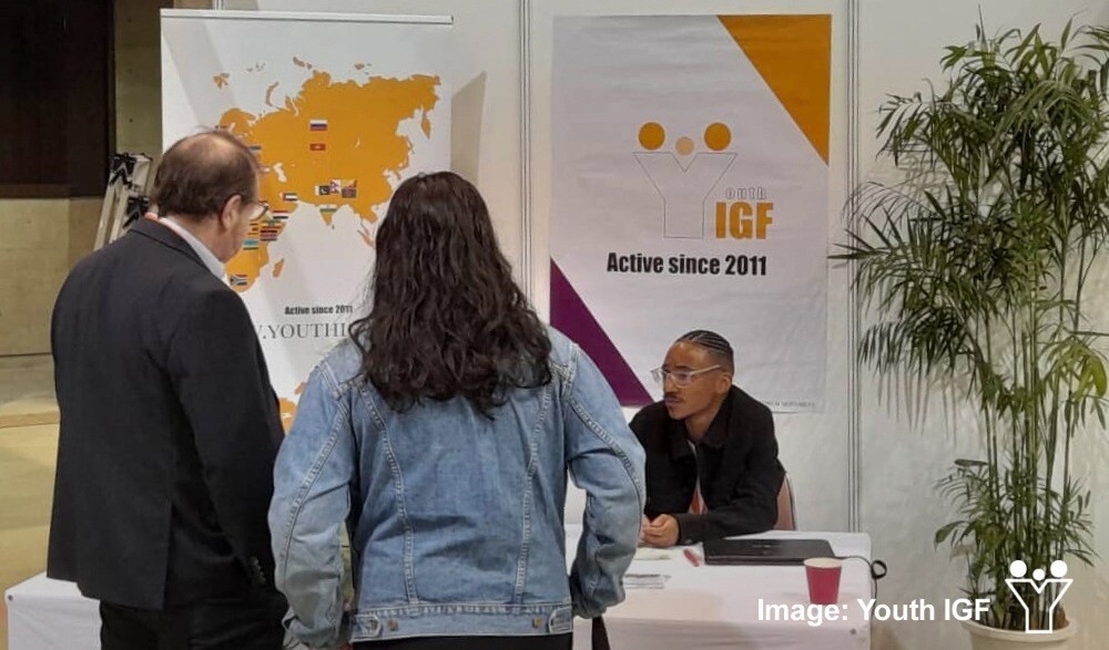 Youth IGF 2023 booth