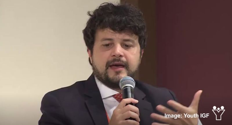 Brando Benifei, Member of European Parliament responding to a question on how parliamentarians are engaging or hope to engage youth in internet governance issues.
