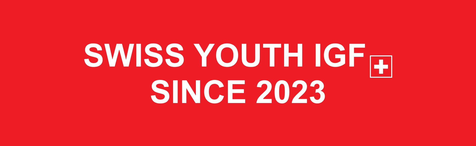 Swiss Youth IGF Since 2023